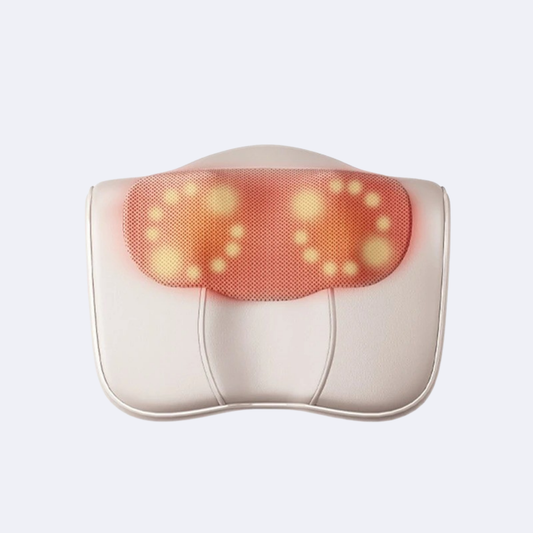 Coussin Massant Chauffant Shiatsu pour Nuque et Épaules – Massage Électrique Relaxant